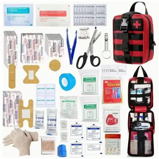 Trousse de premiers secours compacte · 150 pièces