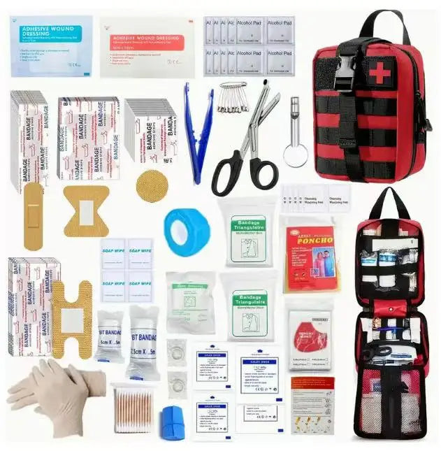 Trousse de premiers secours compacte · 150 pièces