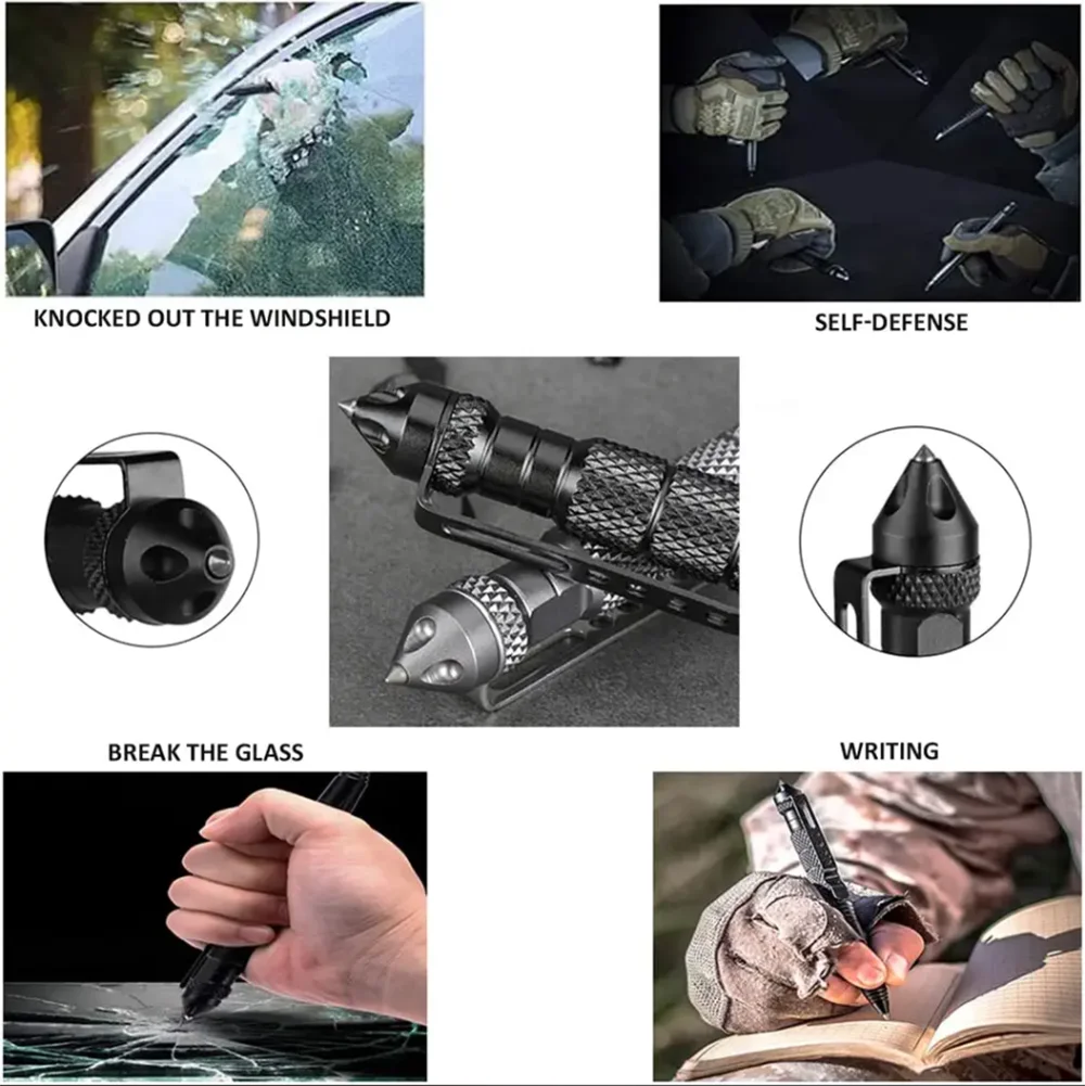 Kit de survie 14-en-1 avec boussole et lampe
