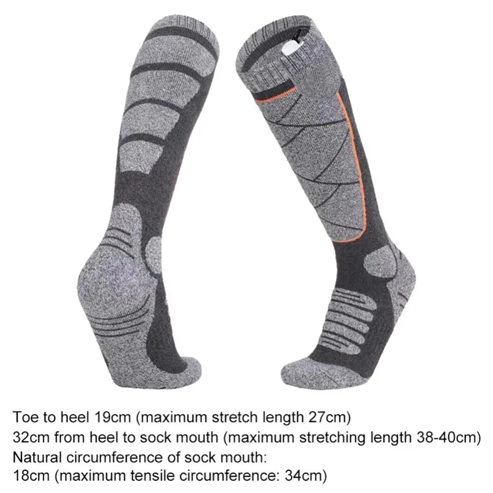 chaussette chauffante et rechargeable