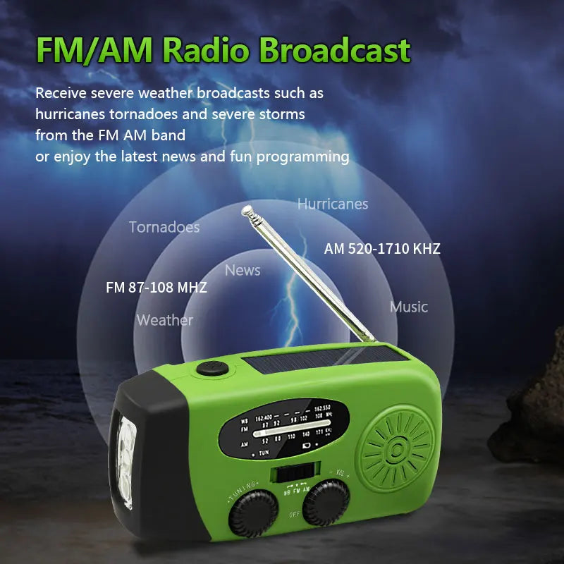 radio multifonctionnelle a dynamo