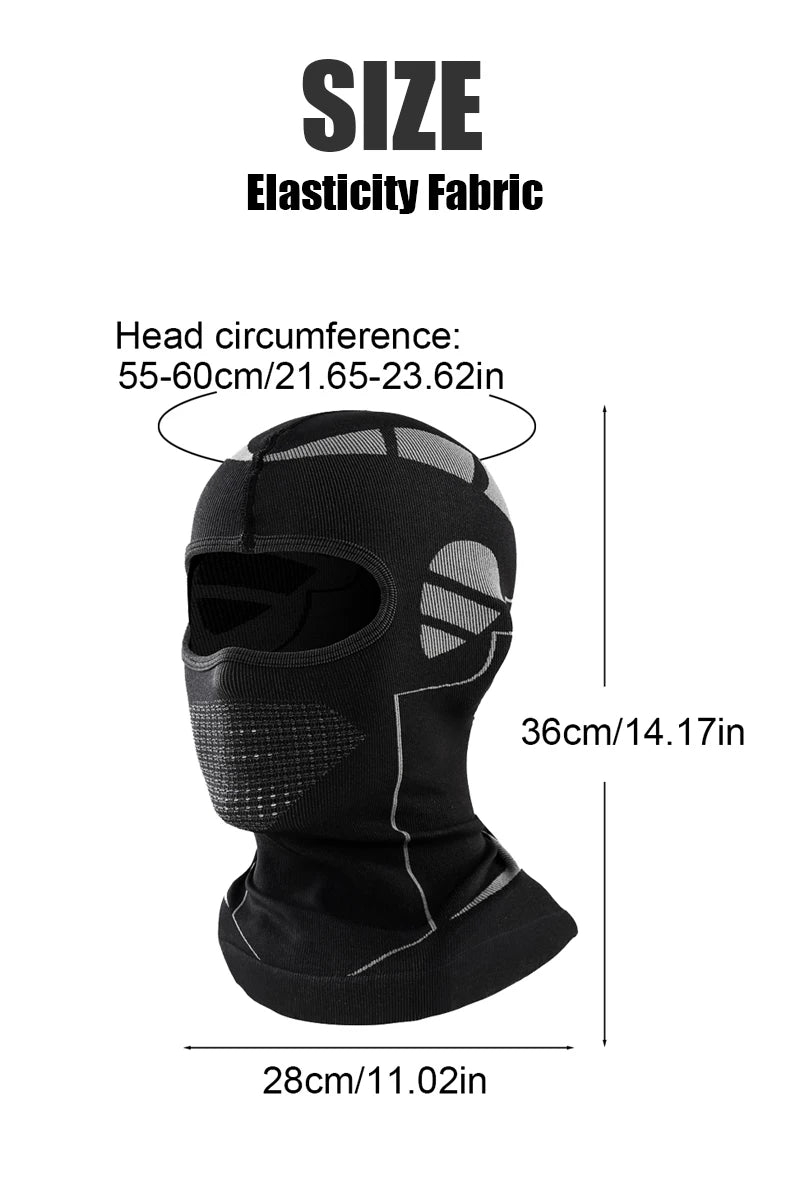 1Pc/3Pcs cagoule integrale respirante,protection froid ,vent .