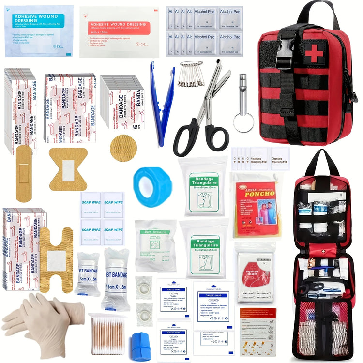 Trousse de premiers secours compacte · 150 pièces